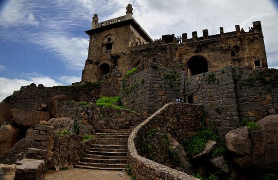 Golkonda Fort in Andhra Pradesh, India