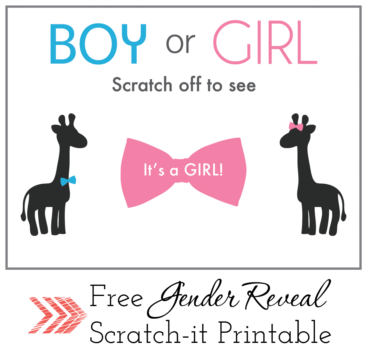 Free gender reveal scratch-it printable!