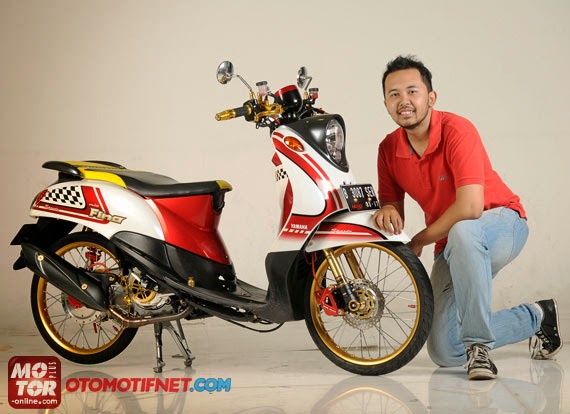 modifikasi motor mio fino sporty 3 paling bagus