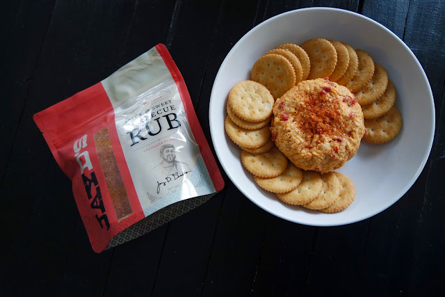 Jay D's Pimento Cheese featuring Jay D's Spicy & Sweet BBQ Rub and Louisiana Molasses Mustard