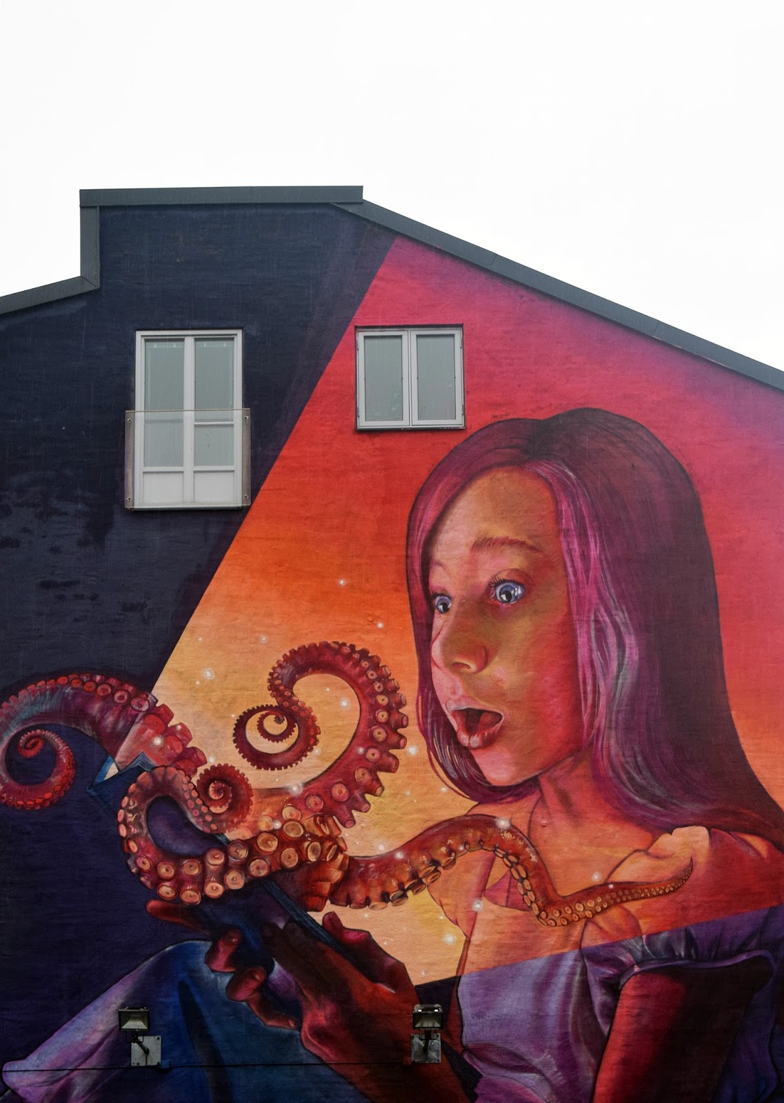Giant street art in Malmö