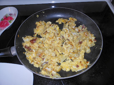 Potatoes and Eggs skilet meal