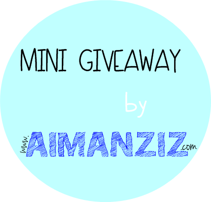 Mini Giveaway by www.AimanAziz.com