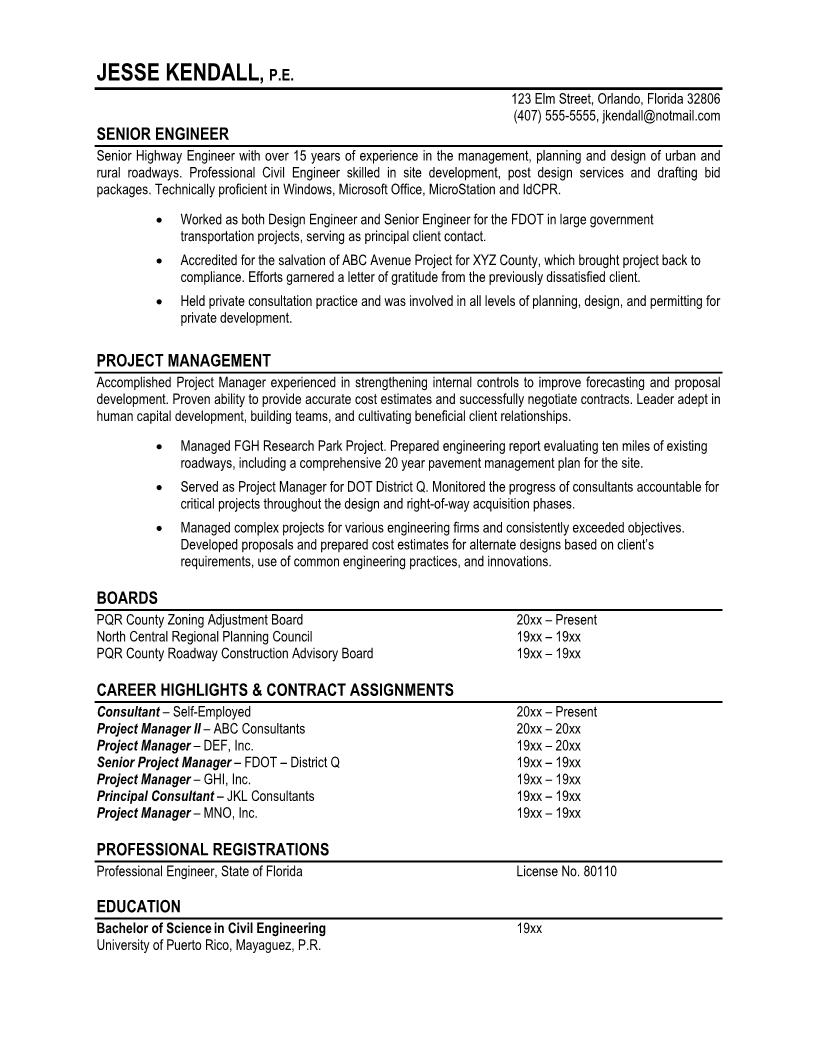 7 Samples of Professional Resumes  Sample Resumes