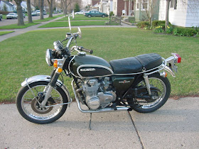 1972 Honda CB500 motorcycle, 4 cylinder, 