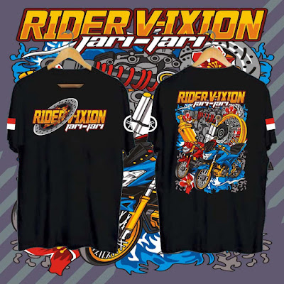 Kaos Rider Vixion Jari Jari