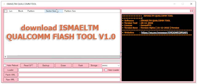 Download ISMAELTM QUALCOMM Flash Tool V1.0