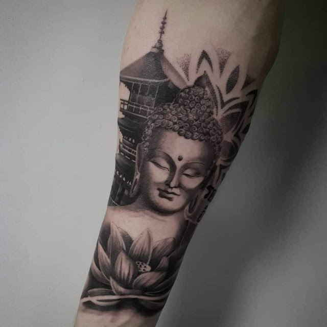 Tatuagens de Buddha: 30 ideias masculinas