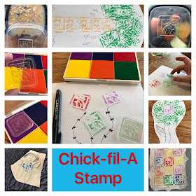 chickfilamomsdiy, upcycle, DIY, DIY stamp