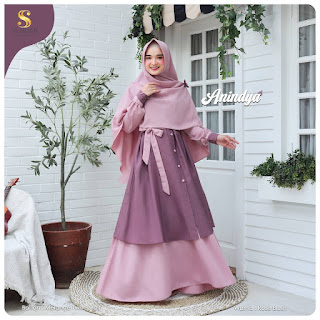 Koleksi SS Hijab Terbaru Dress Set Anindya