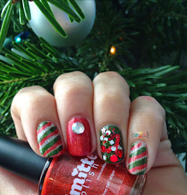 Smitten Polish The First Lobster, Lumina Lacquer Candy Cane Lane