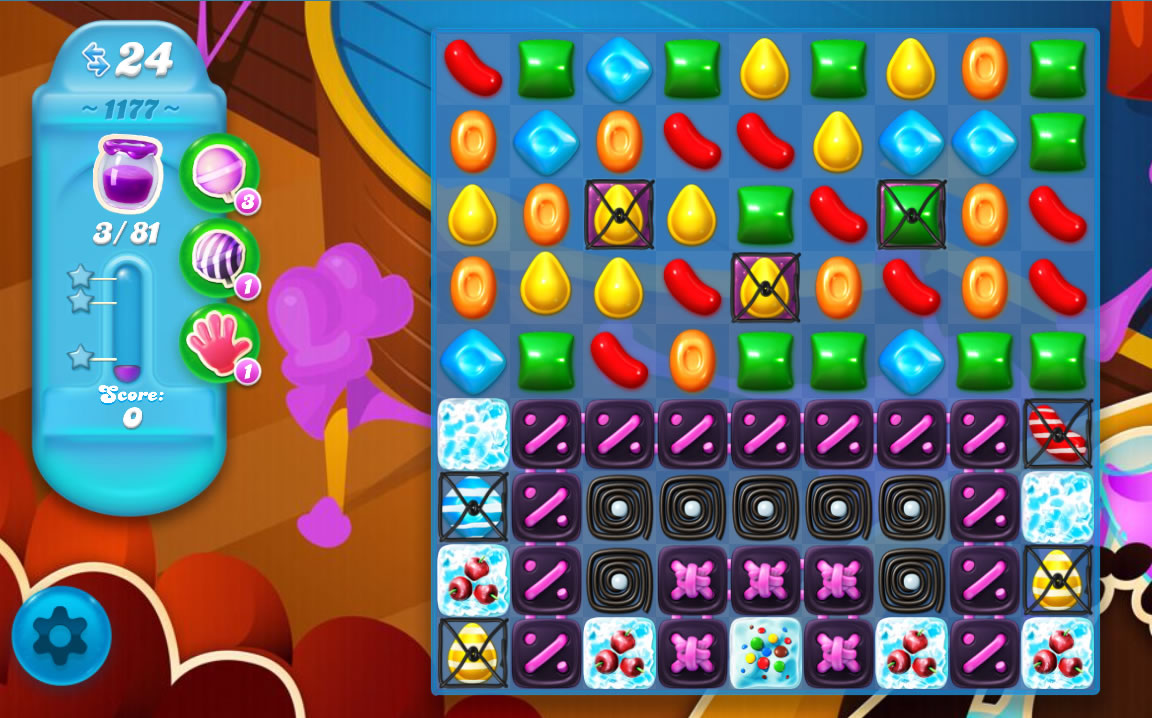 Candy Crush Soda Saga level 1177