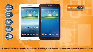 Samsung Galaxy Tab 399TL kaçırılmayacak fiyatıyla 