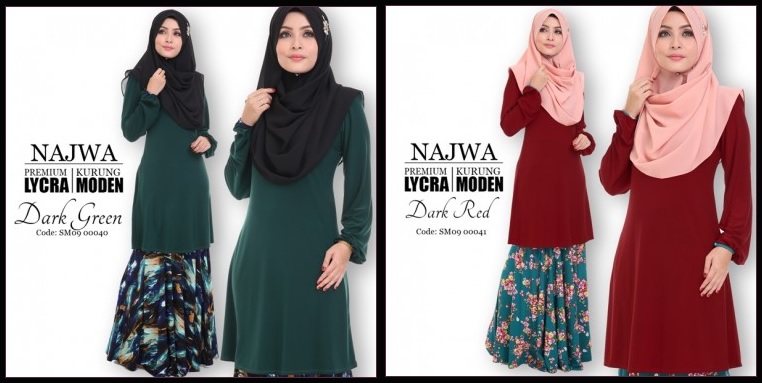  Baju  Kurung  Najwa Moden Dan  Murah  Untuk Raya 2019