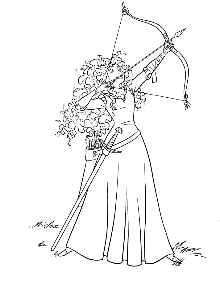 Brave coloring pages brave 30941764 713 922