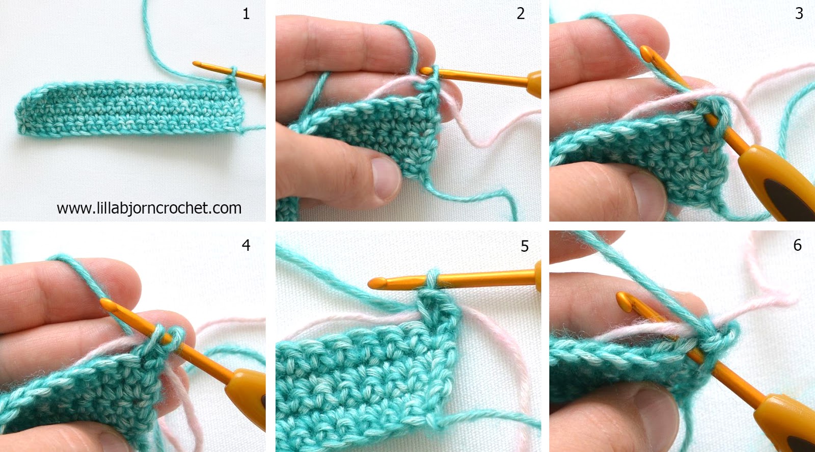 How to do Tapestry Crochet: step-by-step photo tutorial | LillaBjörn's