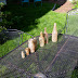 Old glass bottles + beach glass