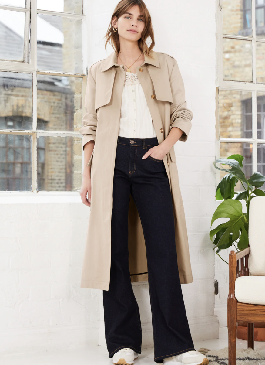 my midlife fashion, baukjen ladbroke organic trench