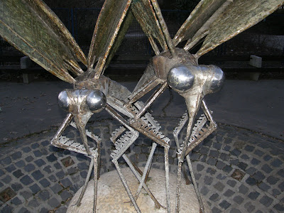 Szitakötő, szitakötők, Vérmező, II. kerület, odonatológia, dragonflies, dragonfly, Budapest, denkmal, szobor, statue, Magyarország, Hungary, Buda