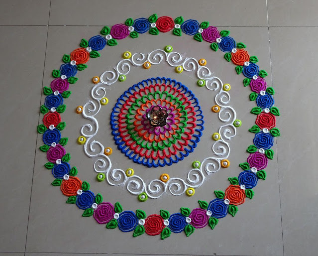 New Dussehra Rangoli