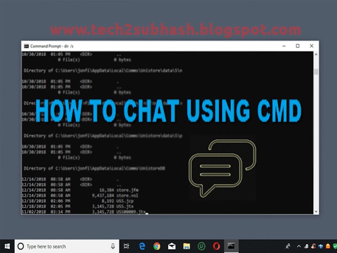 Private Chat With Friends Using Command Prompt