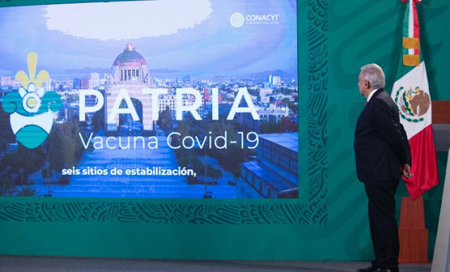 Avanza desarrollo de la vacuna mexicana ‘Patria’ contra COVID-19