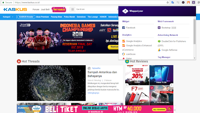 Cara Mengetahui CMS Atau Bahasa Yang Dipakai Suatu Website
