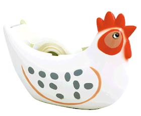 chicken tape dispenser