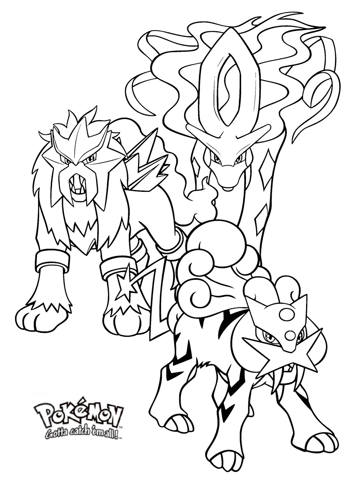 Free Legendary Pokemon Coloring Pages For Kids