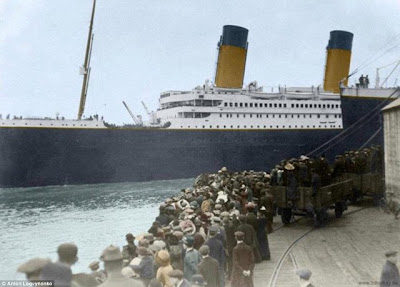 Beginilah Kemegahan Kapal Titanic dalam Foto Berwarna