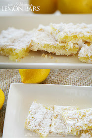 Easy and delicious lemon bars. Great quick and easy recipes for a yummy lemon dessert treat!