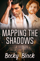 Book cover of Mapping the Shadows by Becky Black
