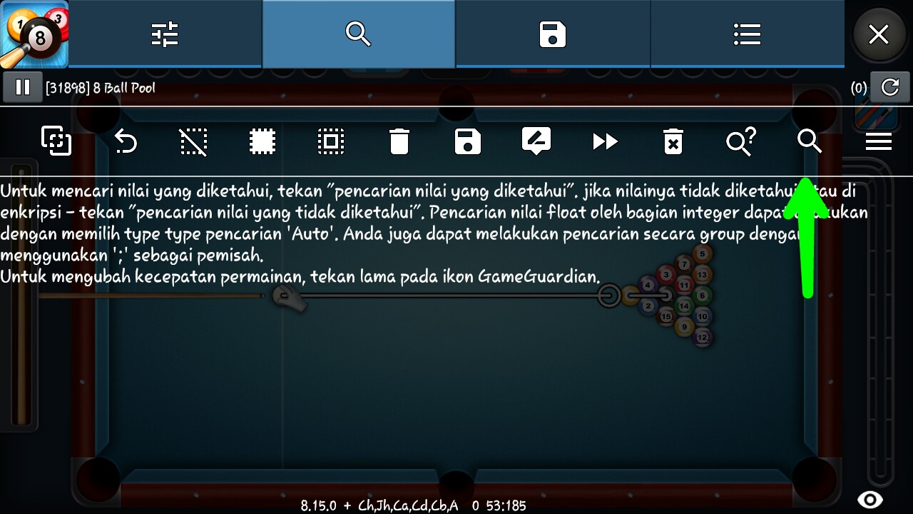 8 Ball Pool di Android Dengan Game Guardian | Bersosial.com - 