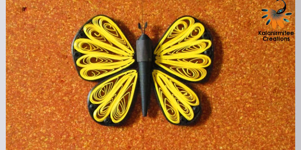 Quilled Butterfly: Tutorial