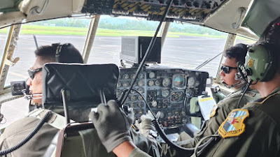 TNI AU Dukung Demo Udara HUT Kodam 13 Merdeka