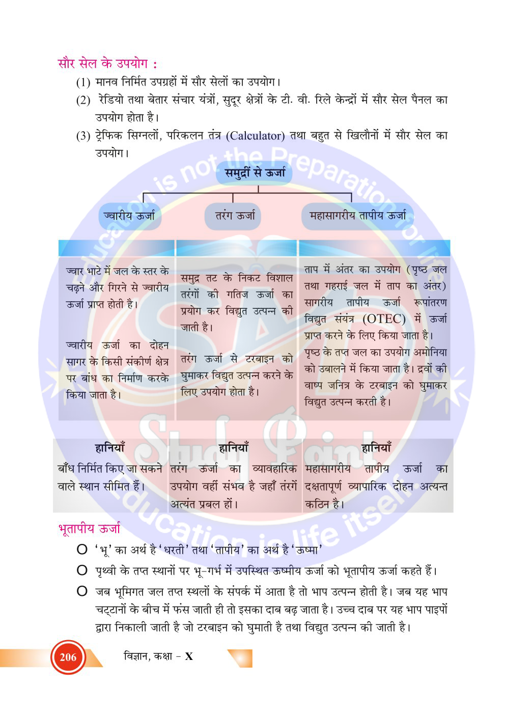 Bihar Board Class 10th Physics  Sources of Energy  Class 10 Physics Rivision Notes PDF  ऊर्जा के स्रोत  बिहार बोर्ड क्लास 10वीं भौतिकी नोट्स  कक्षा 10 भौतिकी हिंदी में नोट्स