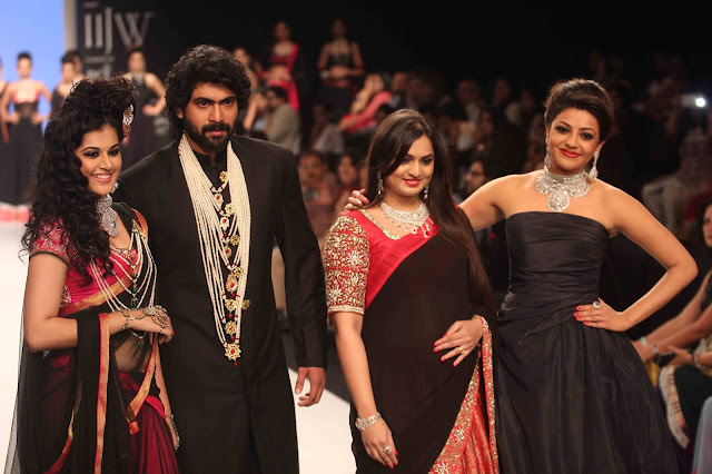 Tollywood Celebrities at IIJW 2013 Ramp Walk Photos