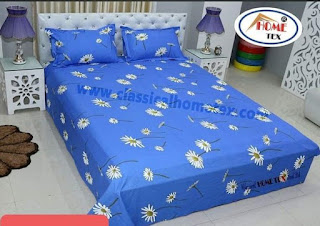 J1 Double Bed Sheet With Two Pillow Covers
