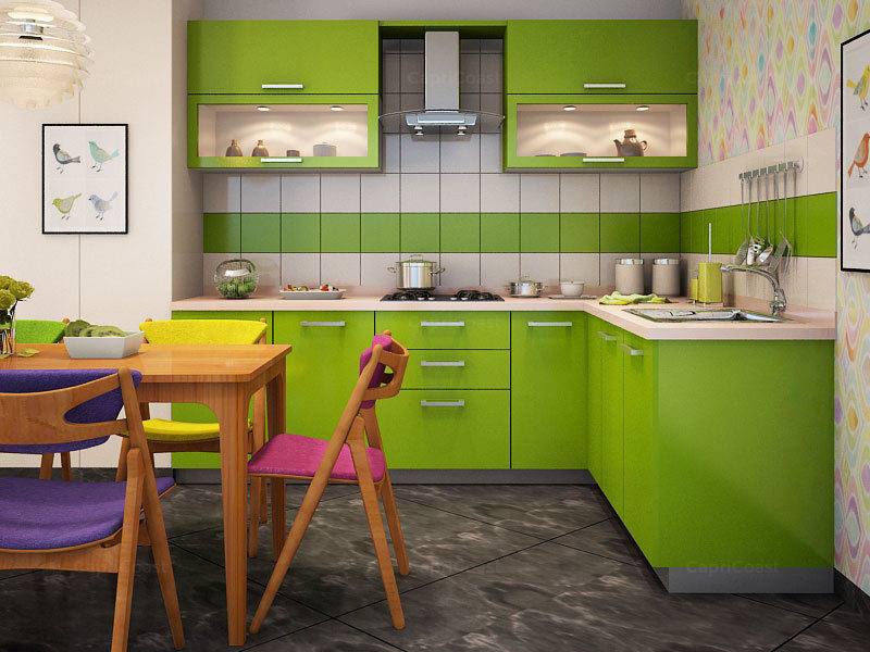 50 Desain  Dapur  Minimalis Cantik Berwarna Hijau  Bergaya 