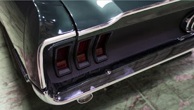 1968 Green Mustang Bullit Fastback Taillights