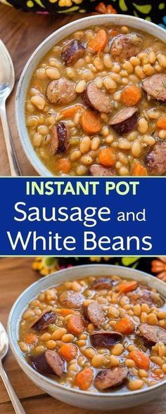 Instant Pot Sausage and White Beans