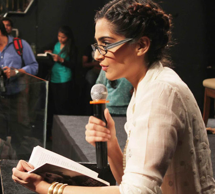 sonam at khalid mohammed book launch unseen pics
