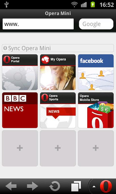 Aplikasi Web Browser Opera Mini untuk Android - Gudang Android