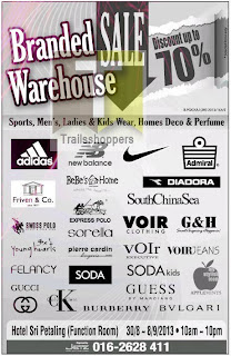 Branded Warehouse Sale 2013