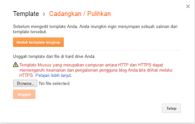 Cara Ganti Template Blogger (Tampilan Blog)