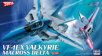 Hasegawa 1/72 VF-1EX VALKYRIE MACROSS DELTA (65833) English Color Guide & Paint Conversion Chart