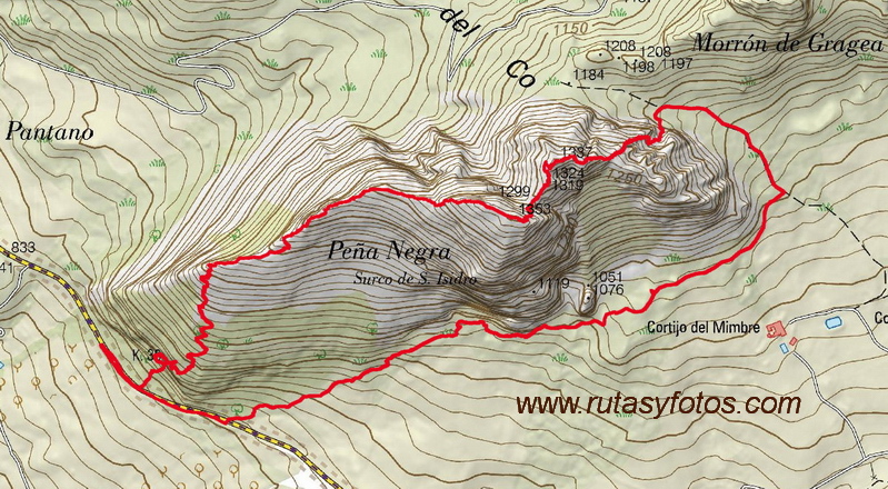 Crestería de la Peña Negra (Sierra del Co)