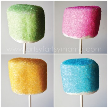 Sugared Marshmallow Pops