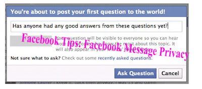 Facebook Tips: Facebook Message Privacy 