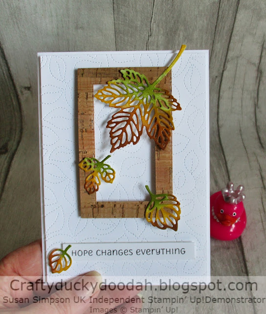 Craftyduckydoodah, Stampin' Up!, Gorgeous Leaves, Ink & Inspiration Blog Hop,